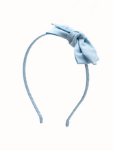 Load image into Gallery viewer, Bea Baby Blue Cotton Headband / Livy Lou Collection
