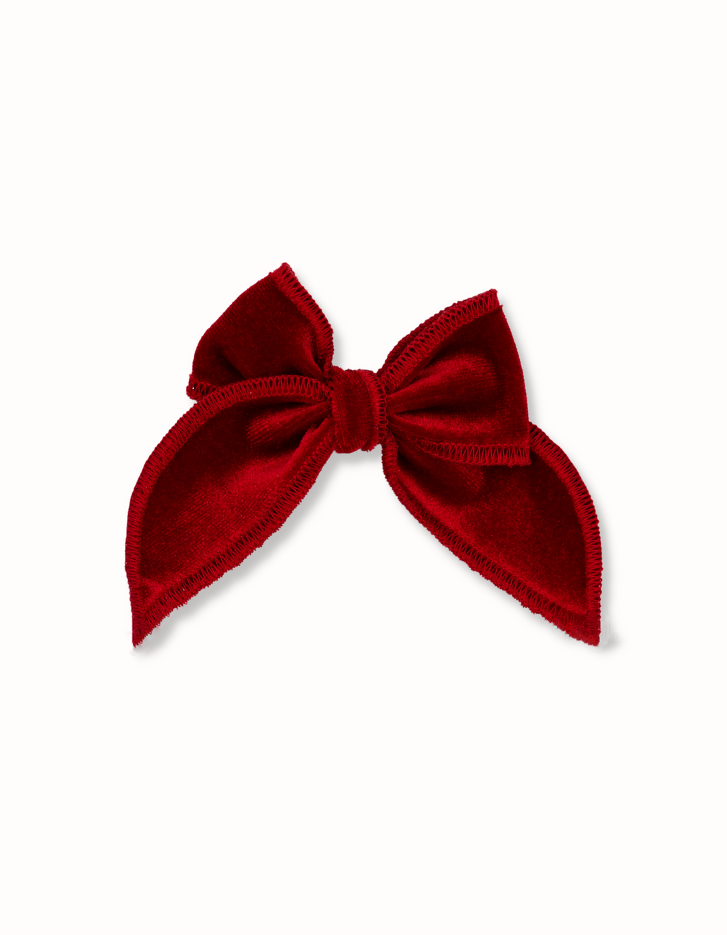 Livy Lou Collection Red Velvet fable bow